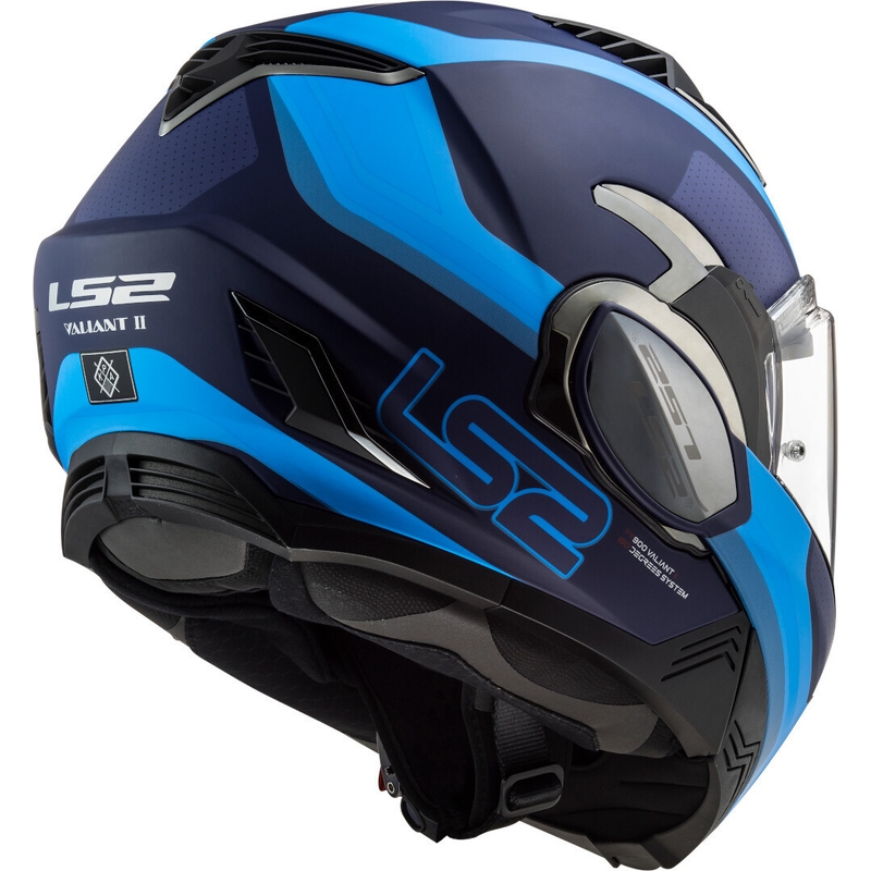 Kask z podnoszoną szczęką LS2 FF900 Valiant II Orbit niebieski
