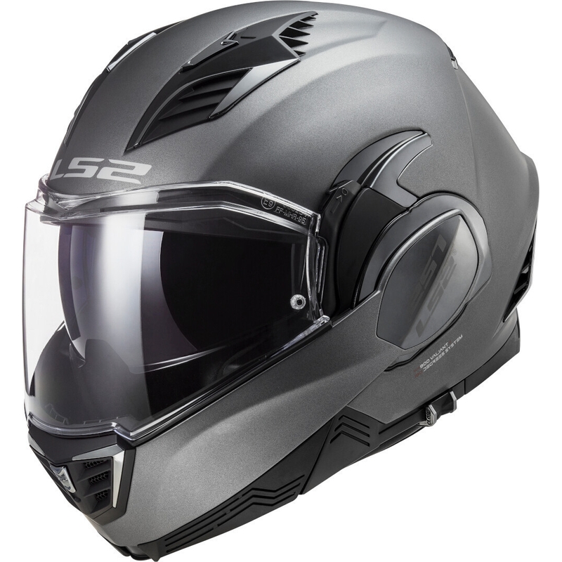 Kask z podnoszoną szczęką LS2 FF900 Valiant II Solid tytanowy matowy