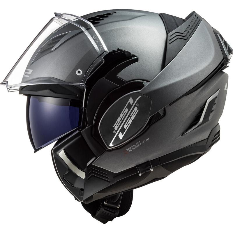 Kask z podnoszoną szczęką LS2 FF900 Valiant II Solid tytanowy matowy