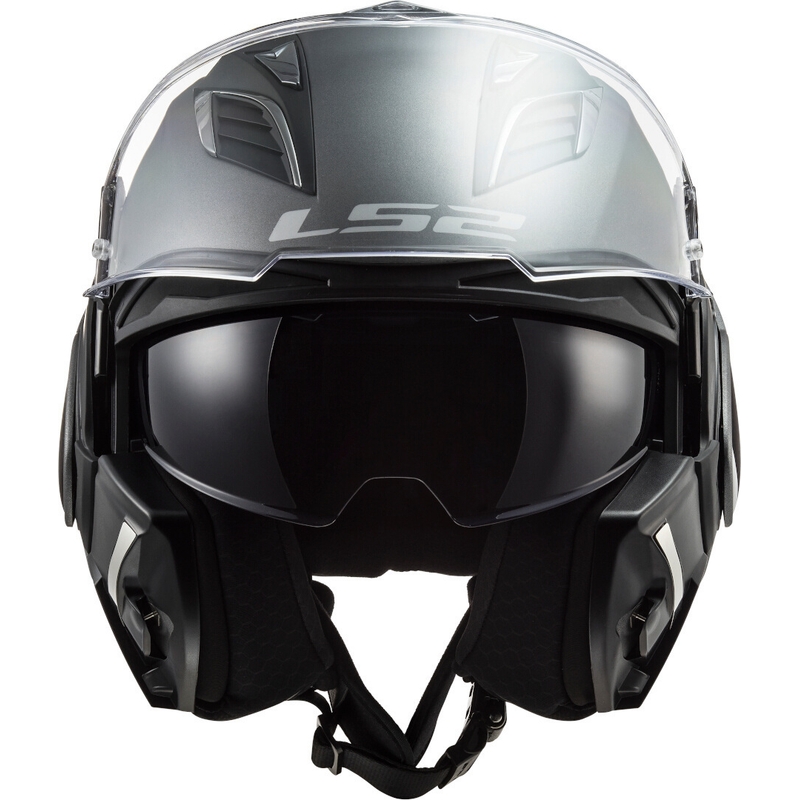 Kask z podnoszoną szczęką LS2 FF900 Valiant II Solid tytanowy matowy