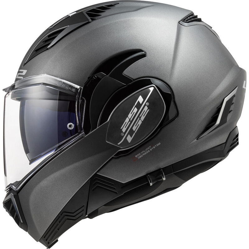 Kask z podnoszoną szczęką LS2 FF900 Valiant II Solid tytanowy matowy