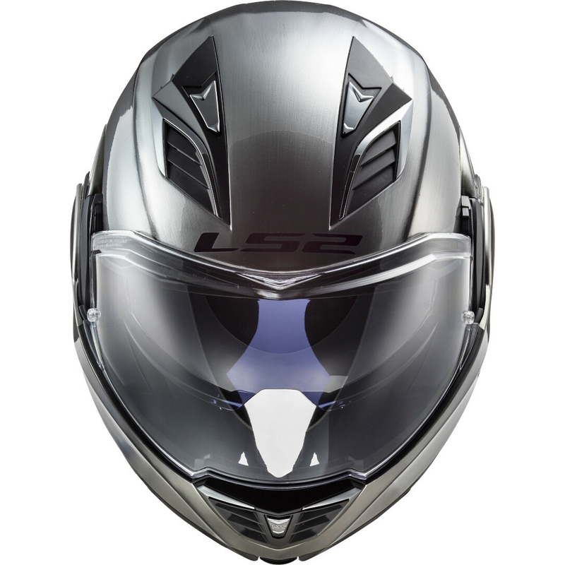 Kask z podnoszoną szczęką LS2 FF900 Valiant II Jeans tytanowy wyprzedaż