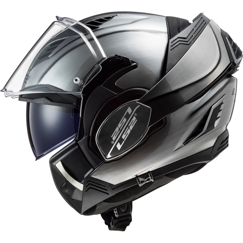 Kask z podnoszoną szczęką LS2 FF900 Valiant II Jeans tytanowy wyprzedaż