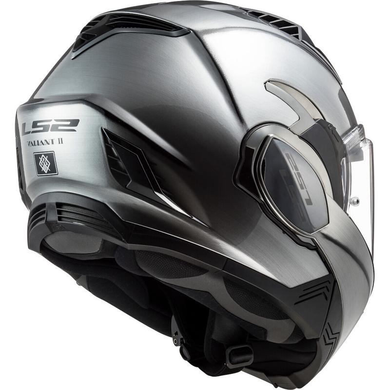 Kask z podnoszoną szczęką LS2 FF900 Valiant II Jeans tytanowy wyprzedaż
