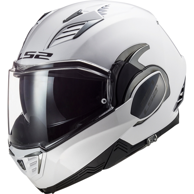 Kask z podnoszoną szczęką LS2 FF900 Valiant II Solid biały