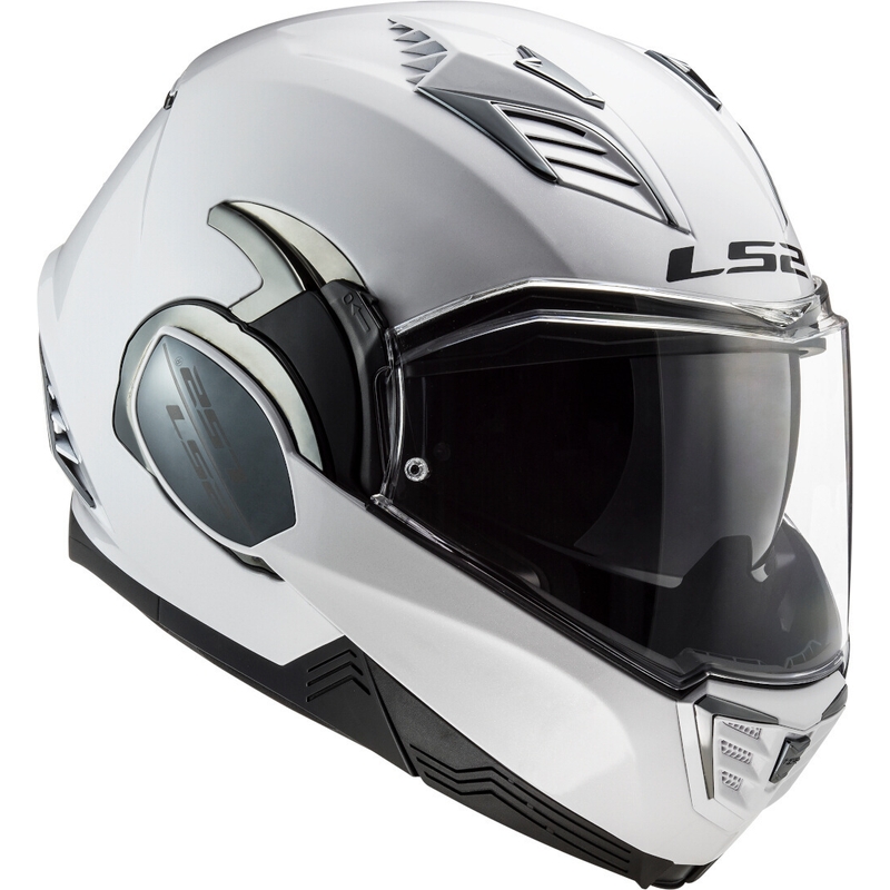 Kask z podnoszoną szczęką LS2 FF900 Valiant II Solid biały