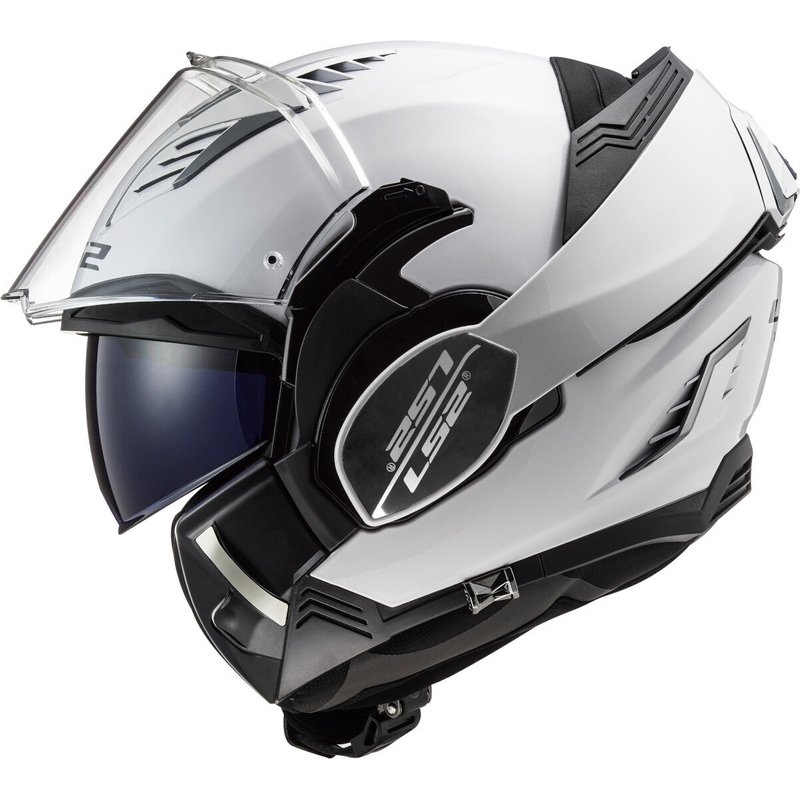 Kask z podnoszoną szczęką LS2 FF900 Valiant II Solid biały