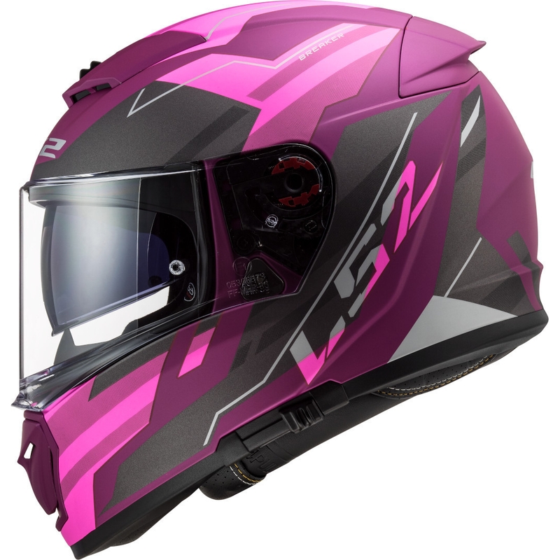 Integralny kask motocyklowy LS2 FF390 Breaker Beta czarno-fioletowy