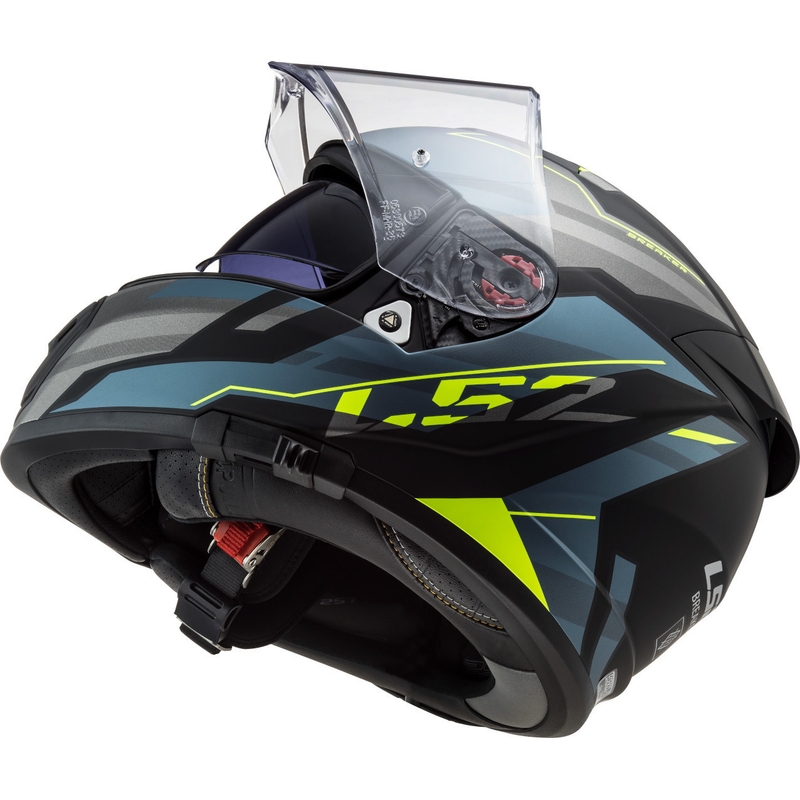Integralny kask motocyklowy LS2 FF390 Breaker Beta czarno-niebiesko-fluo żółty