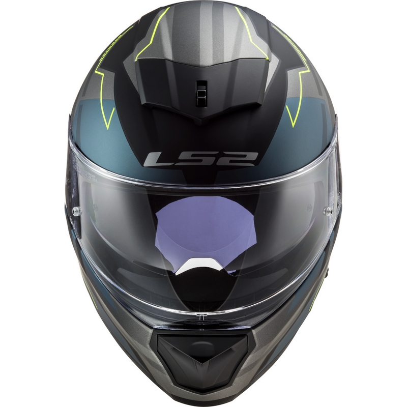 Integralny kask motocyklowy LS2 FF390 Breaker Beta czarno-niebiesko-fluo żółty