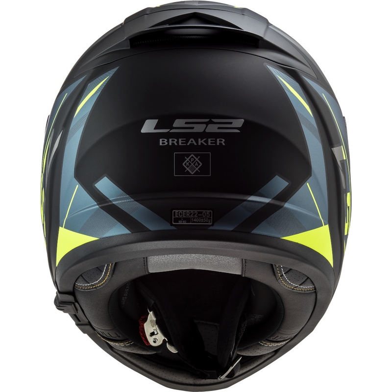 Integralny kask motocyklowy LS2 FF390 Breaker Beta czarno-niebiesko-fluo żółty