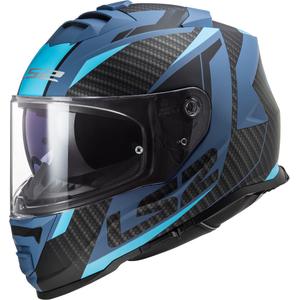 Integralny kask motocyklowy LS2 FF800 Storm Racer czarno-niebieski