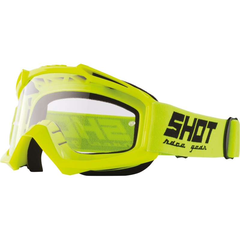 Gogle Shot Assault Solid fluo żółte