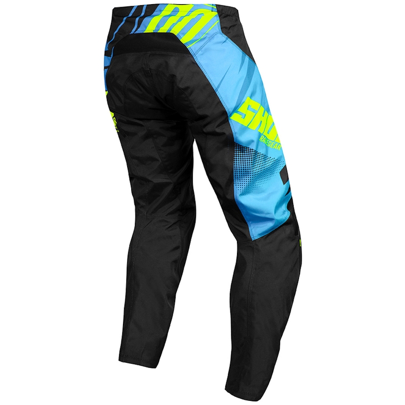 Motocrossowe spodnie Shot Devo Ventury niebiesko-czarno-fluo żółte wyprzedaż