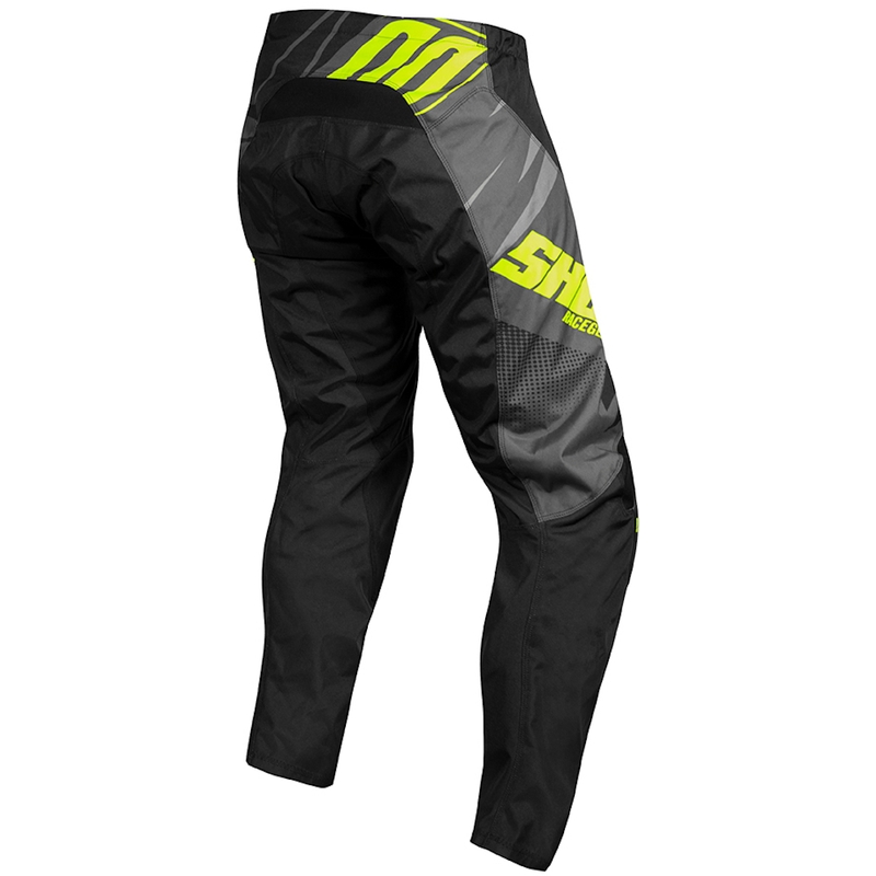 Dziecięce motocrossowe spodnie Shot Devo Ventury czarno-szaro-fluo żółte