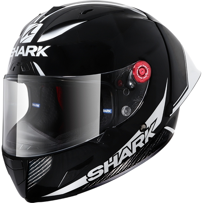 Integralny kask motocyklowy SHARK RACE-R PRO GP 30th Anniversary czarno-biały
