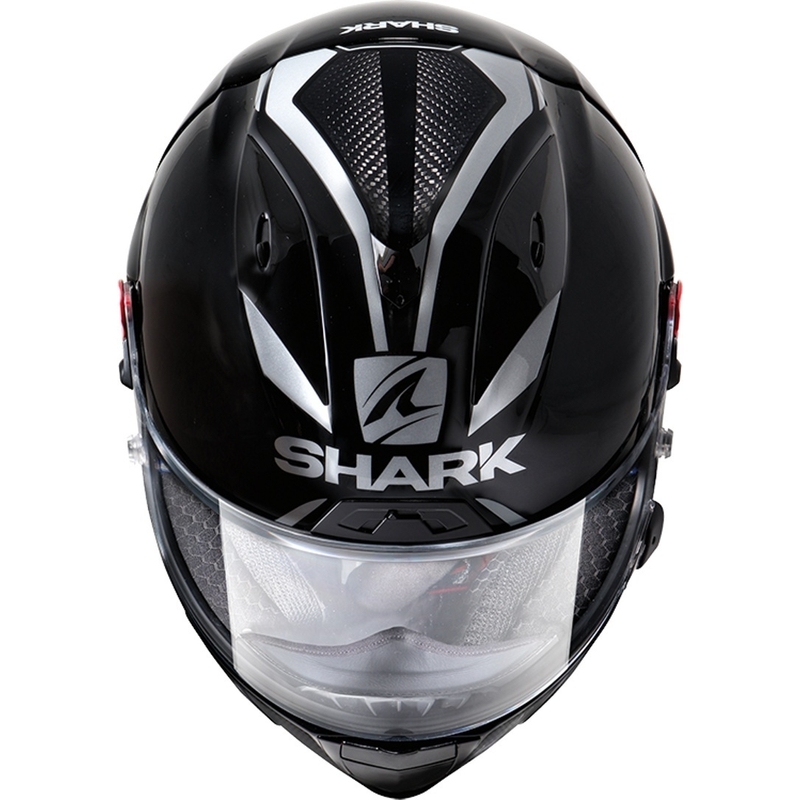 Integralny kask motocyklowy SHARK RACE-R PRO GP 30th Anniversary czarno-biały