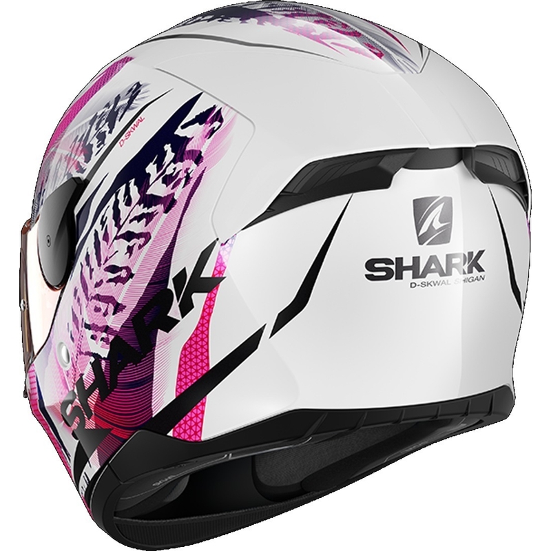 Integralny kask motocyklowy SHARK D-SKWAL 2 Shigan biało-czarno-fioletowy