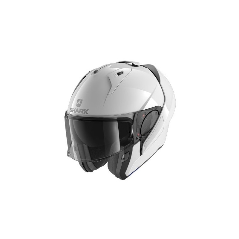 Kask z podnoszoną szczęką SHARK EVO-ES Blank biały wyprzedaż