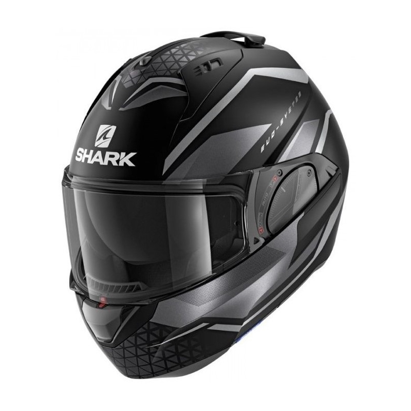 Kask z podnoszoną szczęką SHARK EVO-ES Yari czarno-szary