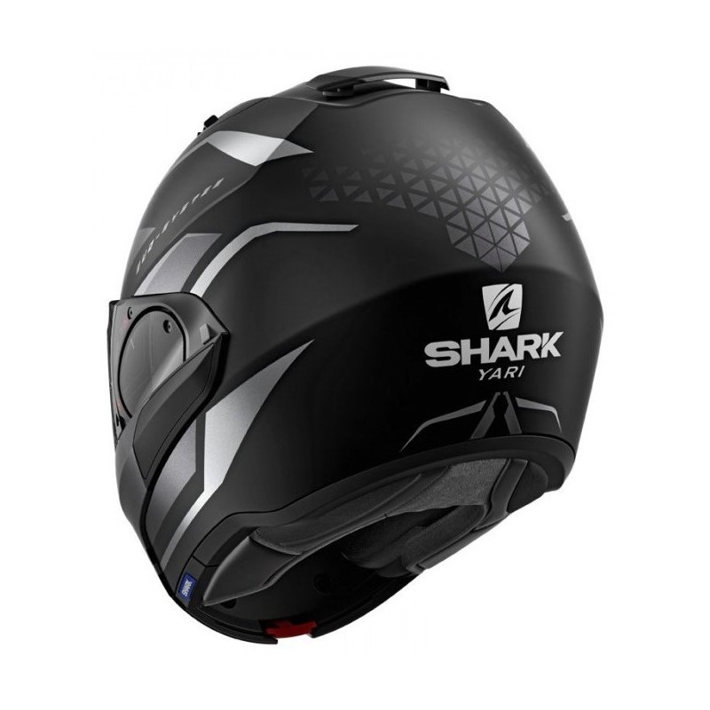 Kask z podnoszoną szczęką SHARK EVO-ES Yari czarno-szary