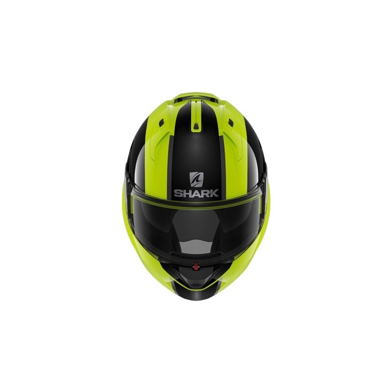 Kask z podnoszoną szczęką SHARK EVO-ES Endless czarno-srebrno-fluo żółty wyprzedaż
