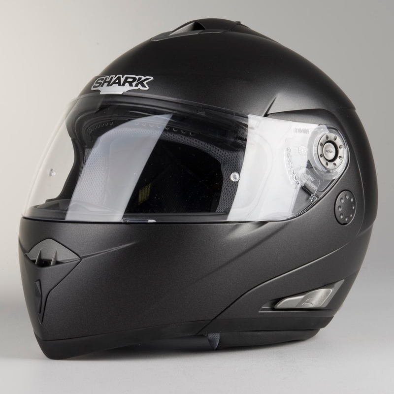 Szczękowy kask motocyklowy SHARK OpenLine Prime czarny matowy wyprzedaż