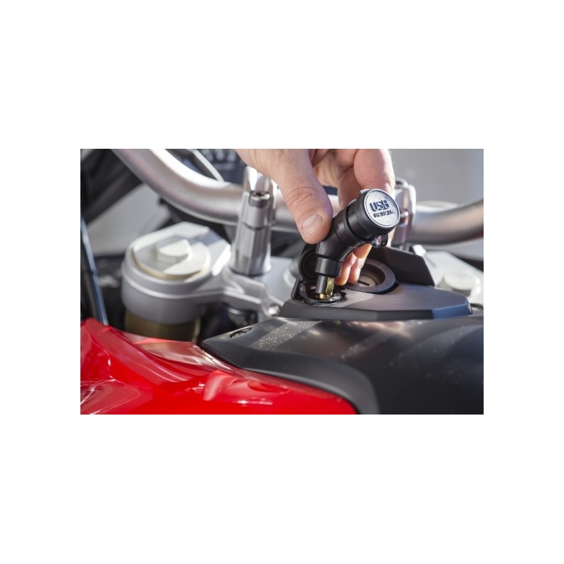 Adapter DIN Interphone z wyjściem 2x USB do motocykli, 2A