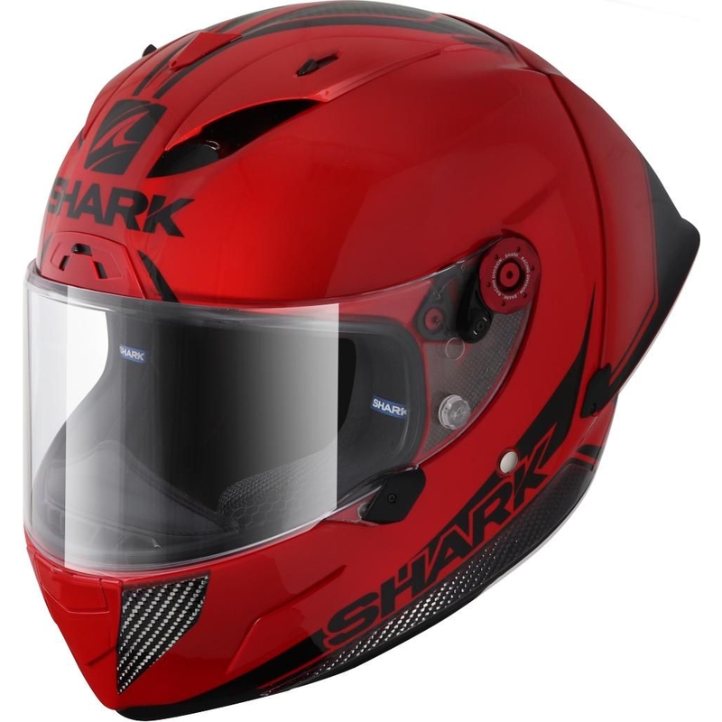 Integralny kask motocyklowy SHARK RACE-R PRO GP 30th Anniversary czarno-czerwony wyprzedaż
