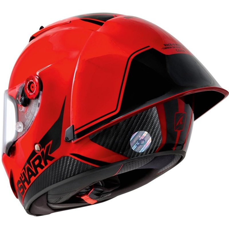 Integralny kask motocyklowy SHARK RACE-R PRO GP 30th Anniversary czarno-czerwony wyprzedaż