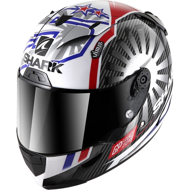 Integralny kask motocyklowy SHARK RACE-R PRO CARBON Zarco GP De France Replica 2019