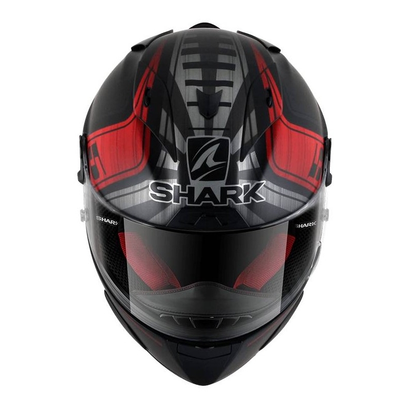Integralny kask motocyklowy SHARK RACE-R PRO Zarco GP De France Replica Mat czarno-szaro-czerwony