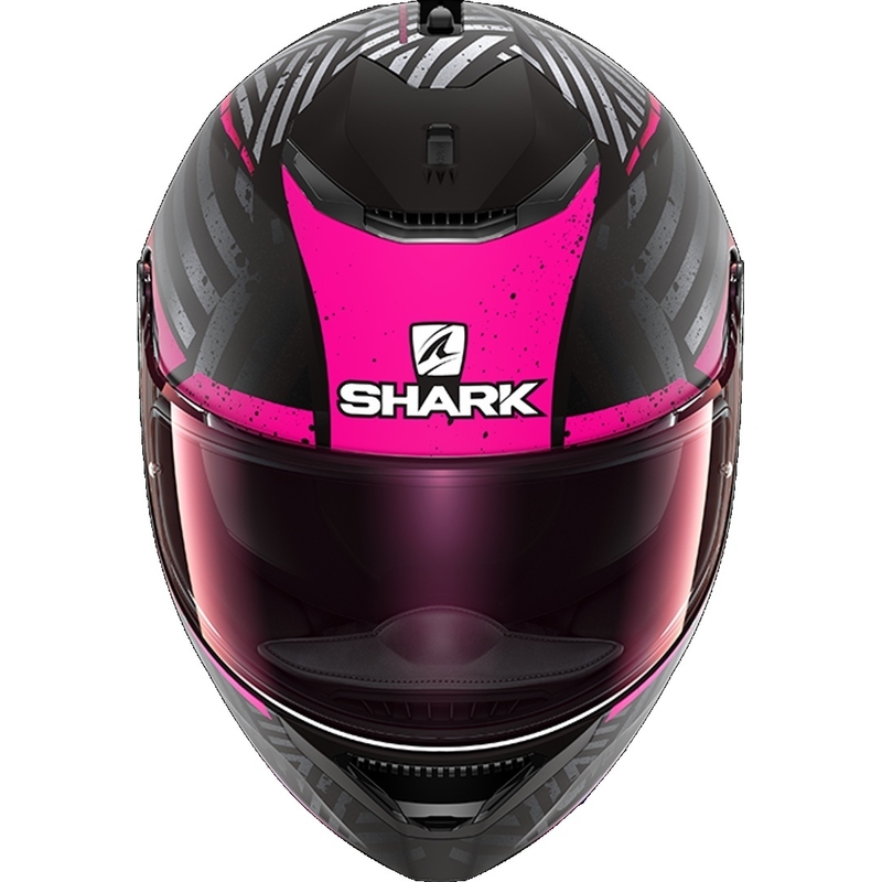 Integralny kask motocyklowy SHARK SPARTAN 1.2 Kobrak czarno-szaro-różowy wyprzedaż