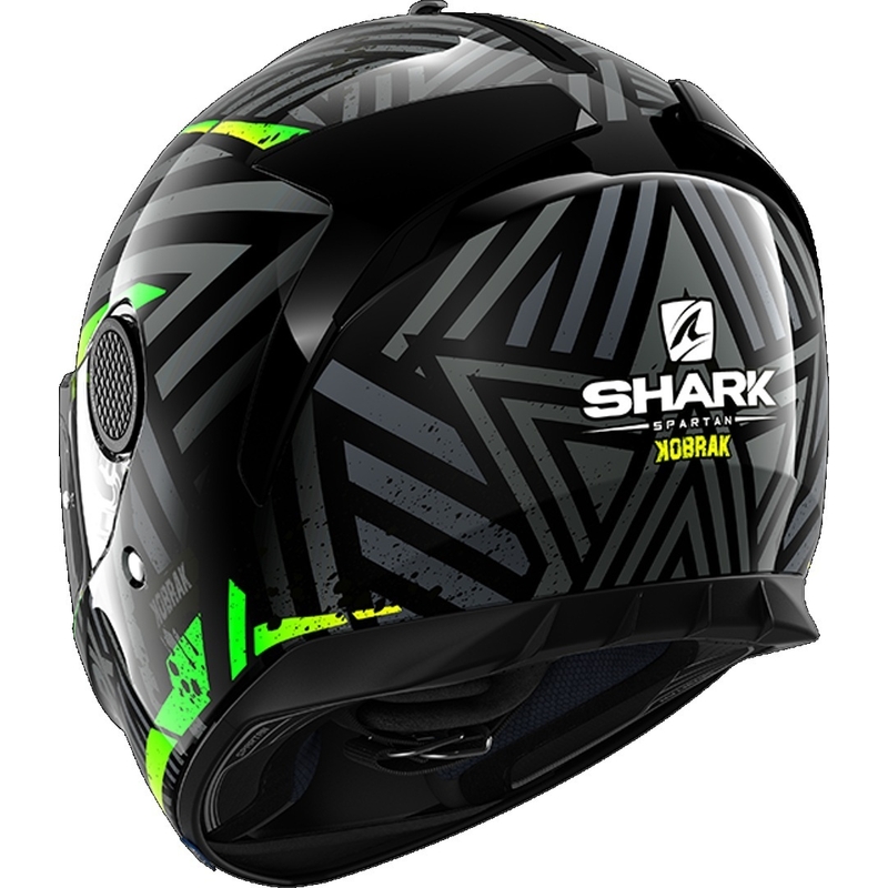 Integralny kask motocyklowy SHARK SPARTAN 1.2 Kobrak czarno-żółto-zielony