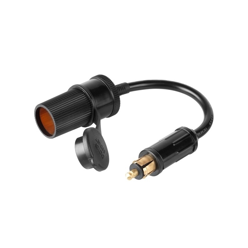 Adapter domofonowy DIN z wtyczką z małego gniazda moto do gniazda samochodowego