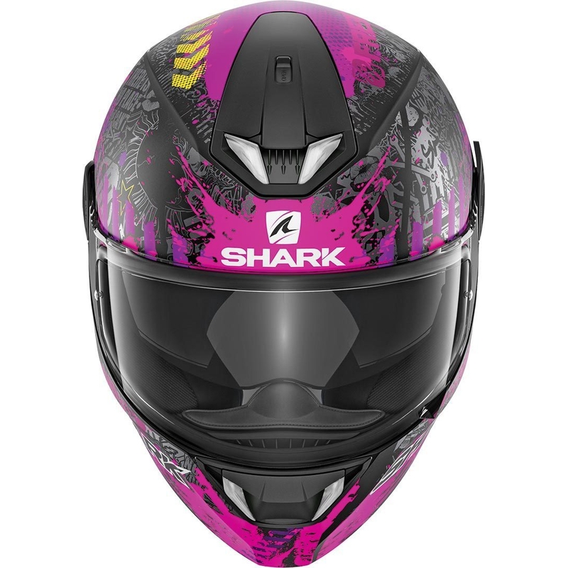 Integralny kask motocyklowy SHARK SKWAL 2.2 Switch Riders 2 Mat Replica czarno-fioletowy wyprzedaż