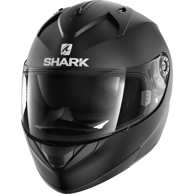 Integralny kask motocyklowy SHARK RIDILL Blank czarny matowy