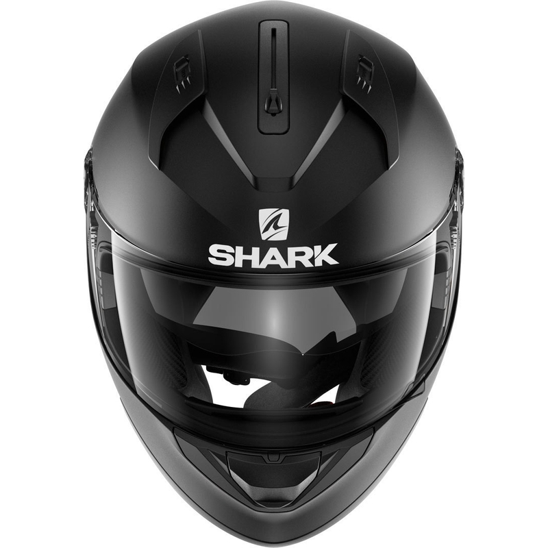 Integralny kask motocyklowy SHARK RIDILL Blank czarny matowy