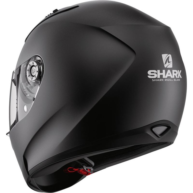 Integralny kask motocyklowy SHARK RIDILL Blank czarny matowy