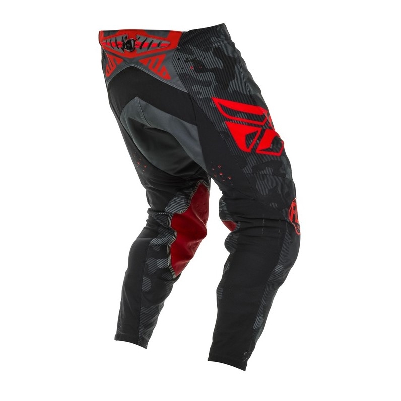 Motocrossowe spodnie FLY Racing Evolution czerwono-czarne