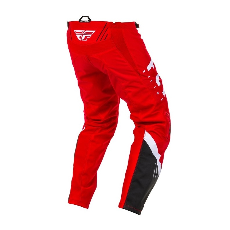 Motocrossowe spodnie FLY Racing F-16 2020 czerwono-czarno-białe