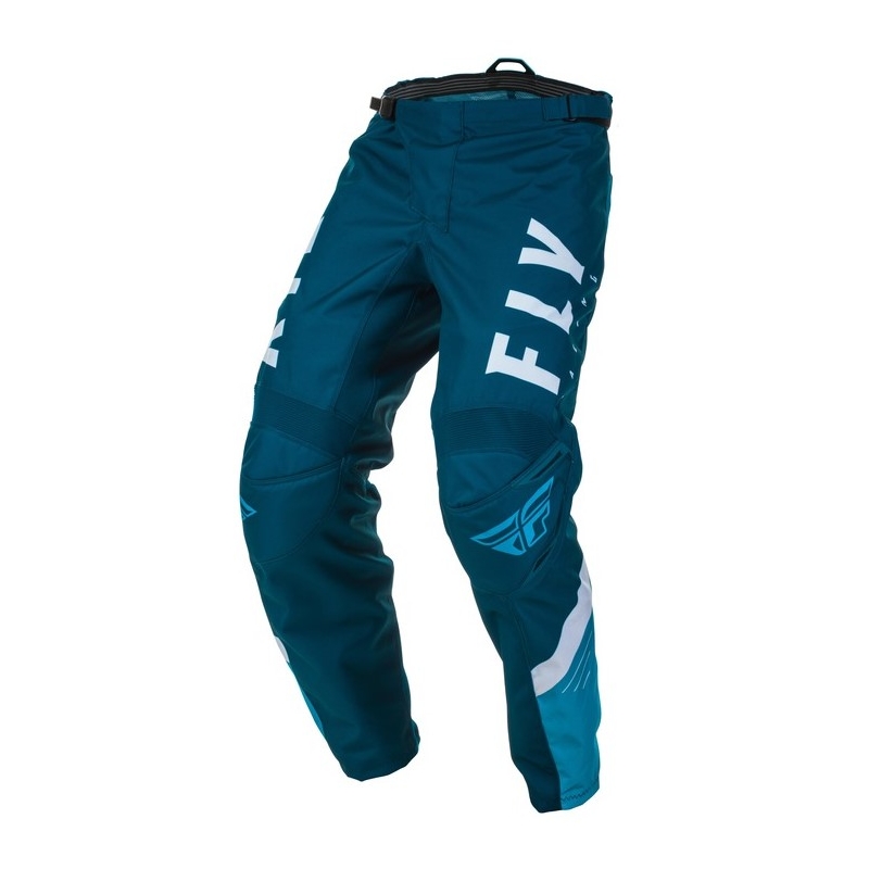 Motocrossowe spodnie FLY Racing F-16 2020 niebiesko-białe