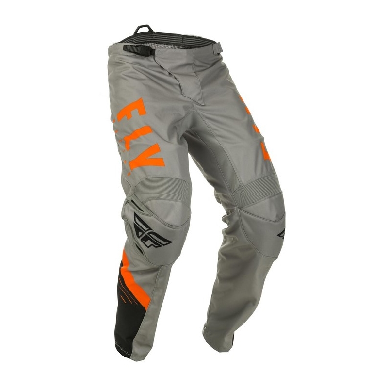 Motocrossowe spodnie FLY Racing F-16 2020 szaro-czarno-pomarańczowe