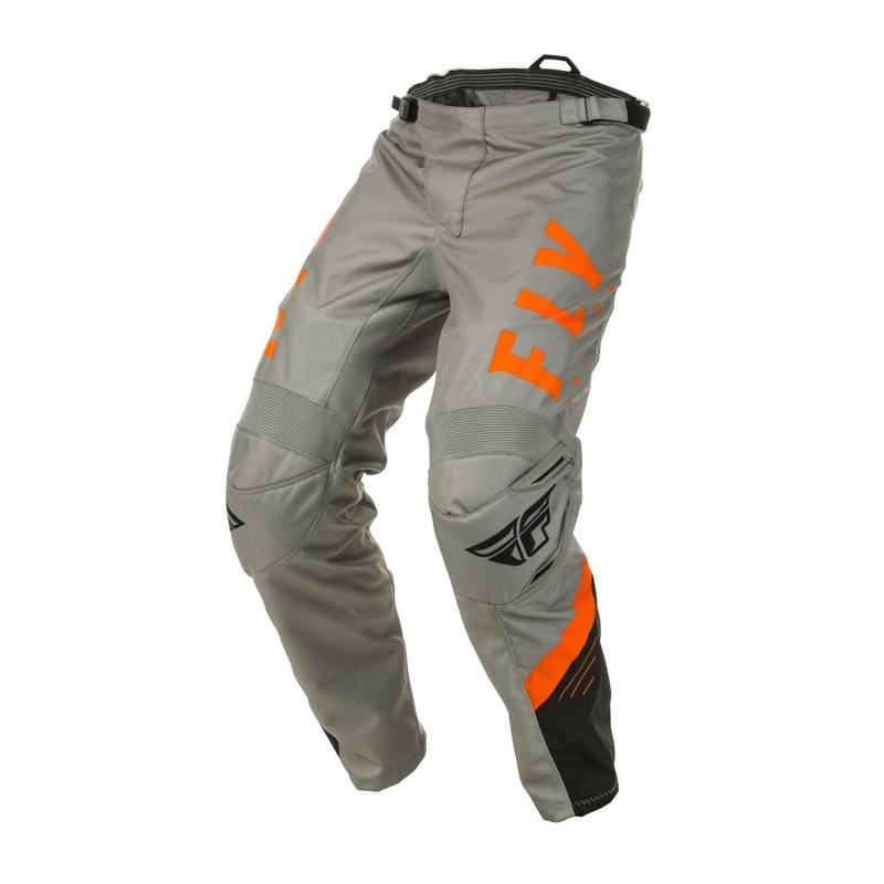 Motocrossowe spodnie FLY Racing F-16 2020 szaro-czarno-pomarańczowe