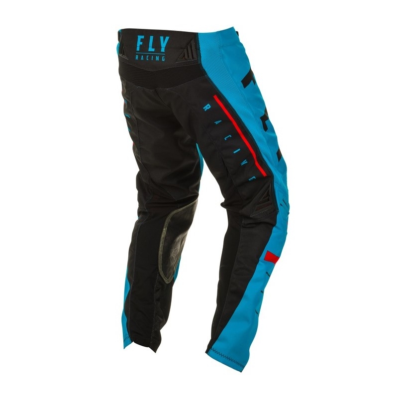 Motocrossowe spodnie FLY Racing Kinetic K120 niebiesko-czarno-czerwone