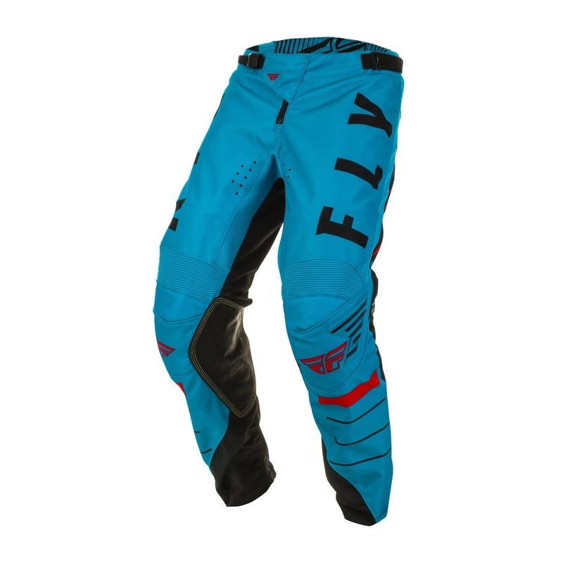 Motocrossowe spodnie FLY Racing Kinetic K120 niebiesko-czarno-czerwone