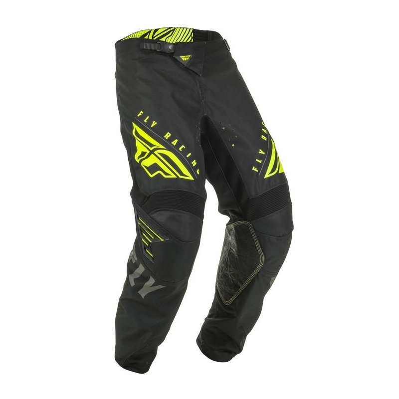 Motocrossowe spodnie FLY Racing Kinetic K220 czarno-szaro-fluo żółte