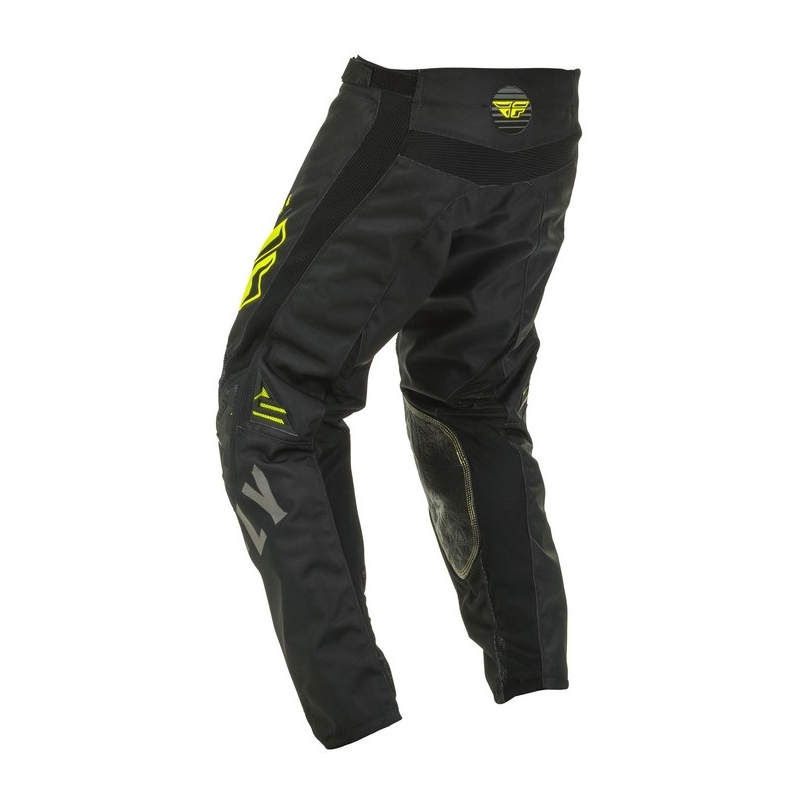 Motocrossowe spodnie FLY Racing Kinetic K220 czarno-szaro-fluo żółte