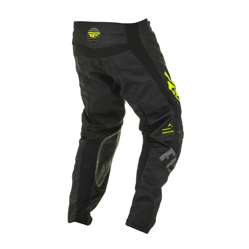 Motocrossowe spodnie FLY Racing Kinetic K220 czarno-szaro-fluo żółte