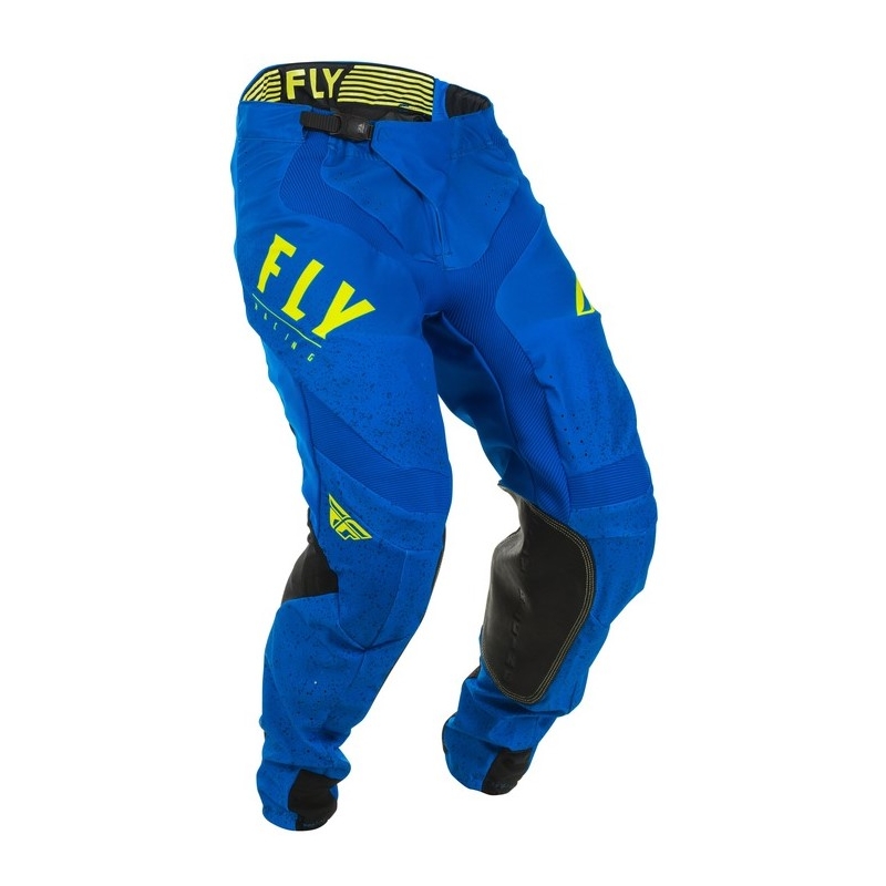 Motocrossowe spodnie FLY Racing Lite 2020 niebiesko-czarno-fluo żółte